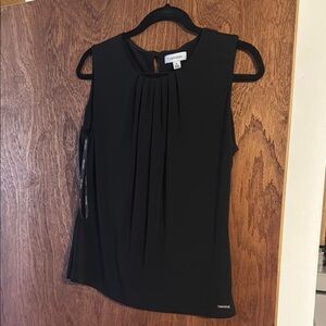 Calvin Klein Women's Black Sleeveless Top